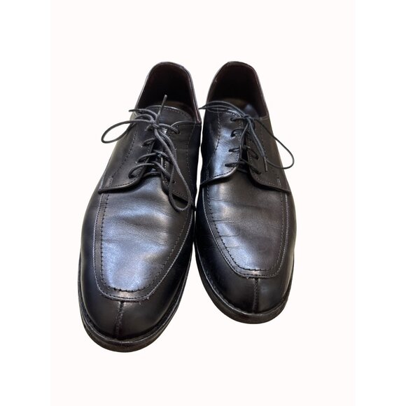 Allen Edmonds men’s black leather dress Oxford lace shoes size 10 SKU 4131 main image 4